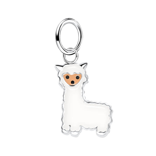 Kinderketting met alpaca-hanger in 925 sterling zilver