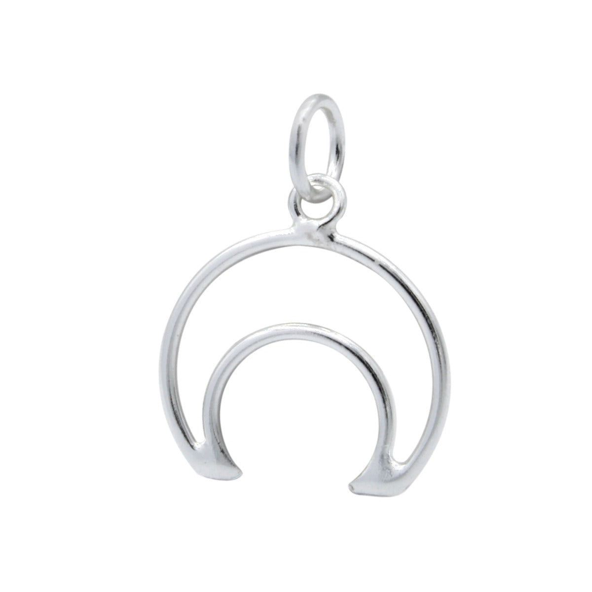 Kinder Kettenanhänger Mond aus 925 Silber