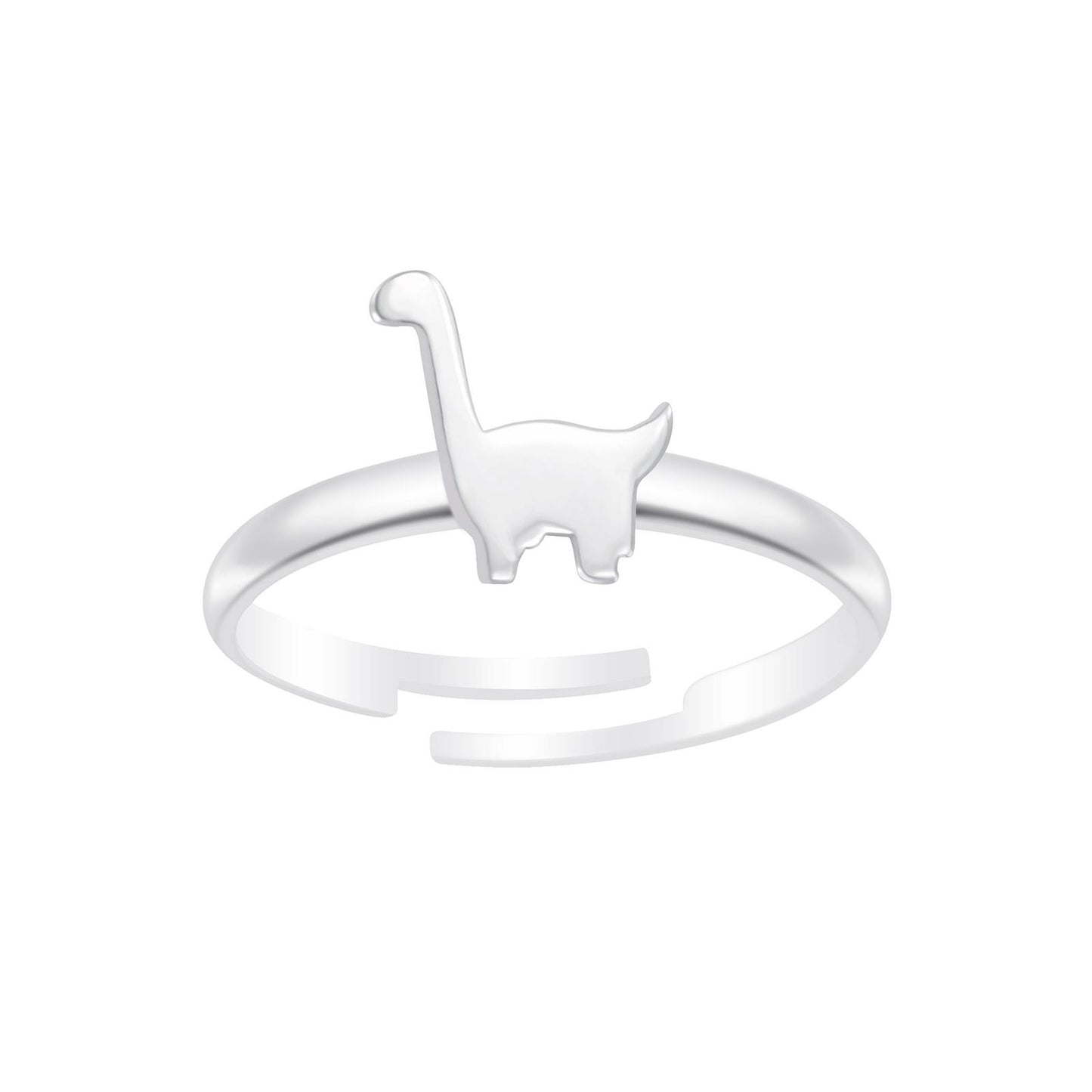Kinder Ring Brachiosaurus Dino aus 925 Silber