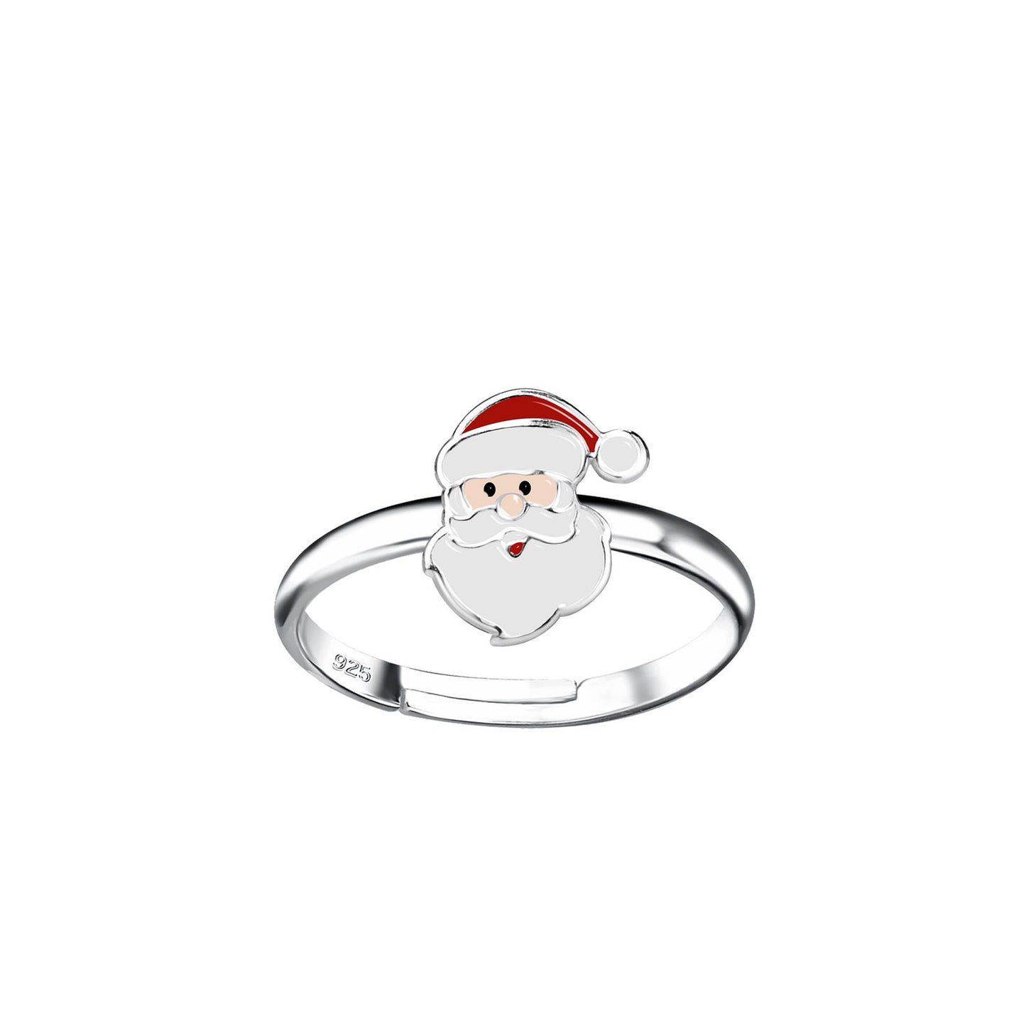 Kinder Ring Weihnachtsmann aus 925 Silber