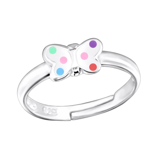 Mädchen Ring Schmetterling Größe 2,5 aus 925 Silber