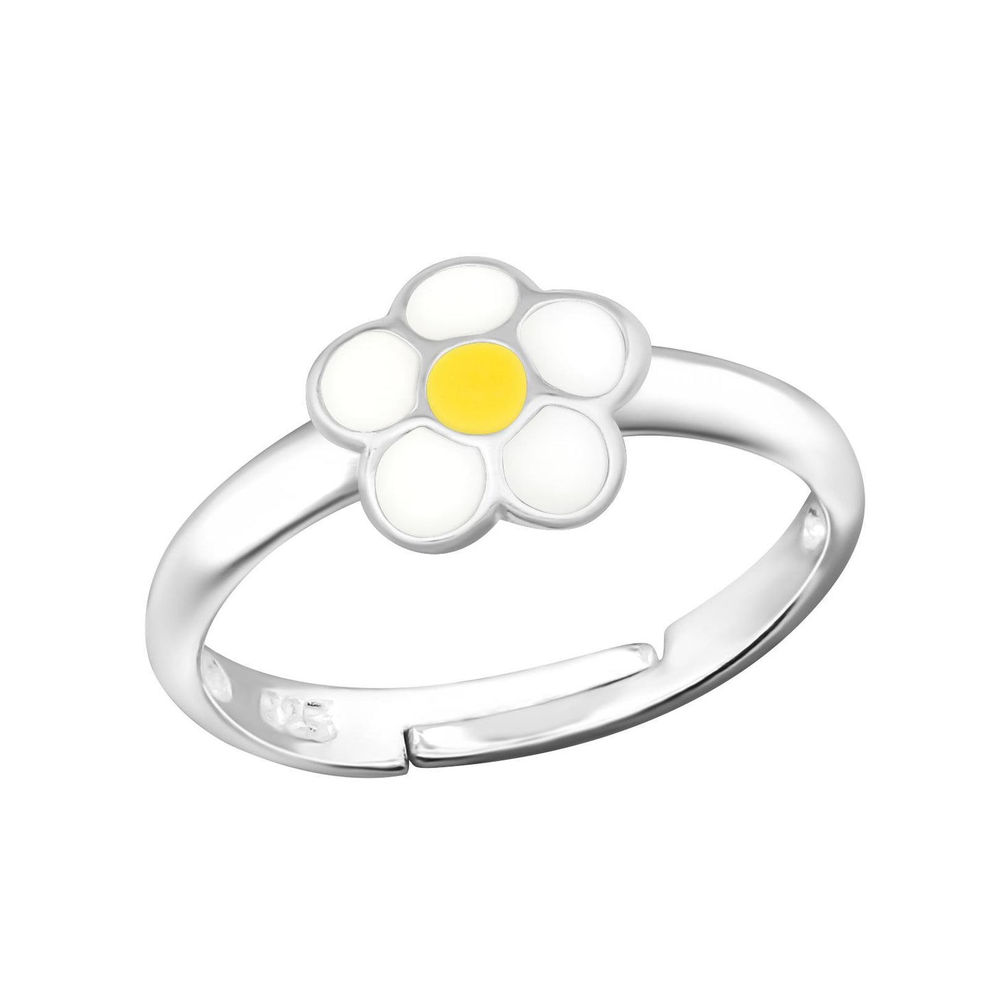 Mädchen Ring Blume Größe 2,5 aus 925 Silber