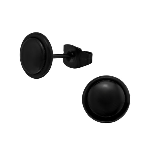Ronde oorbellen voor kinderen, gemaakt van chirurgisch staal.
