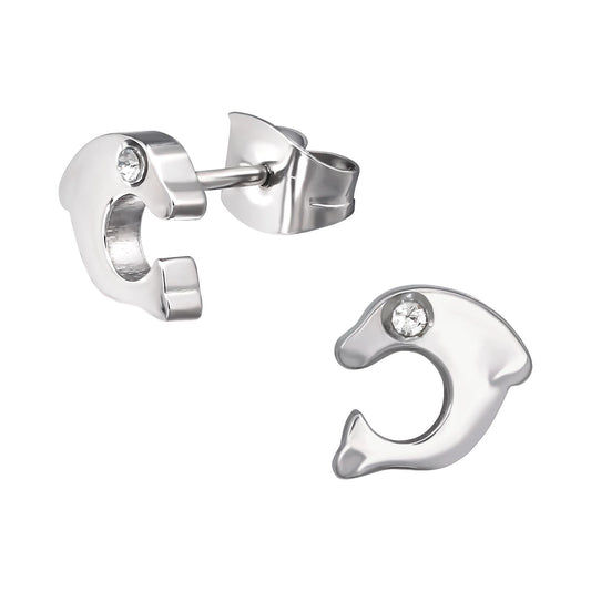 Children's Dolphin Earrings made of surgical steel