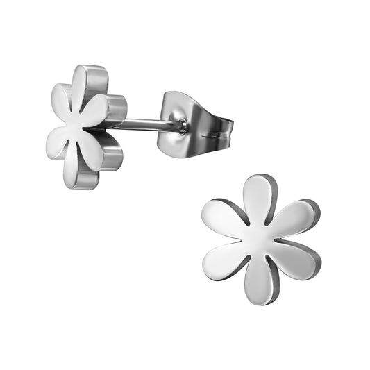 Mädchen Ohrringe Blume aus Chirurgenstahl
