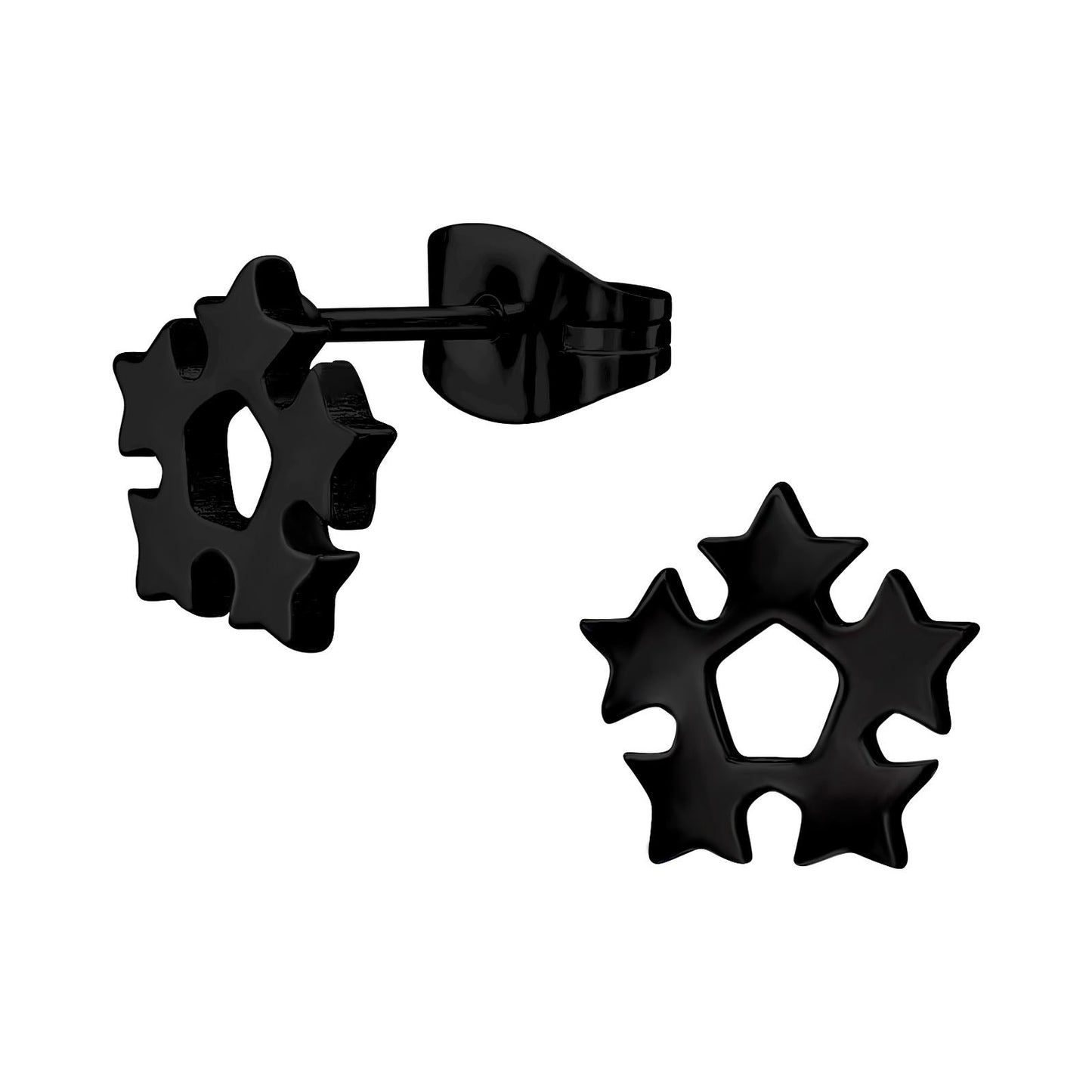 Mädchen Ohrringe Stern aus Chirurgenstahl