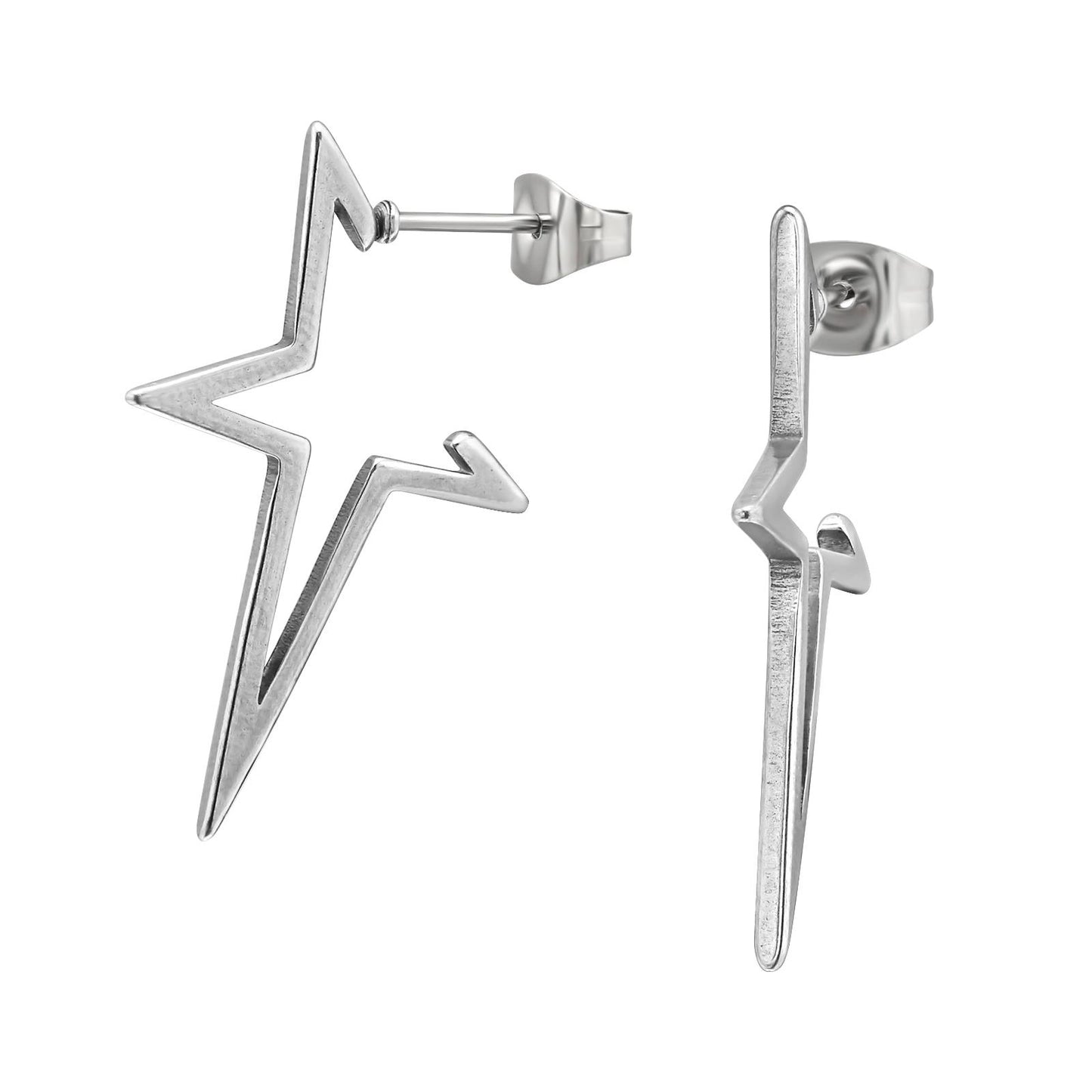 Mädchen Ohrringe Stern aus Chirurgenstahl