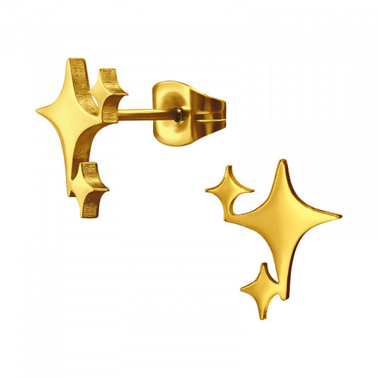 Mädchen Ohrringe Stern aus Chirurgenstahl