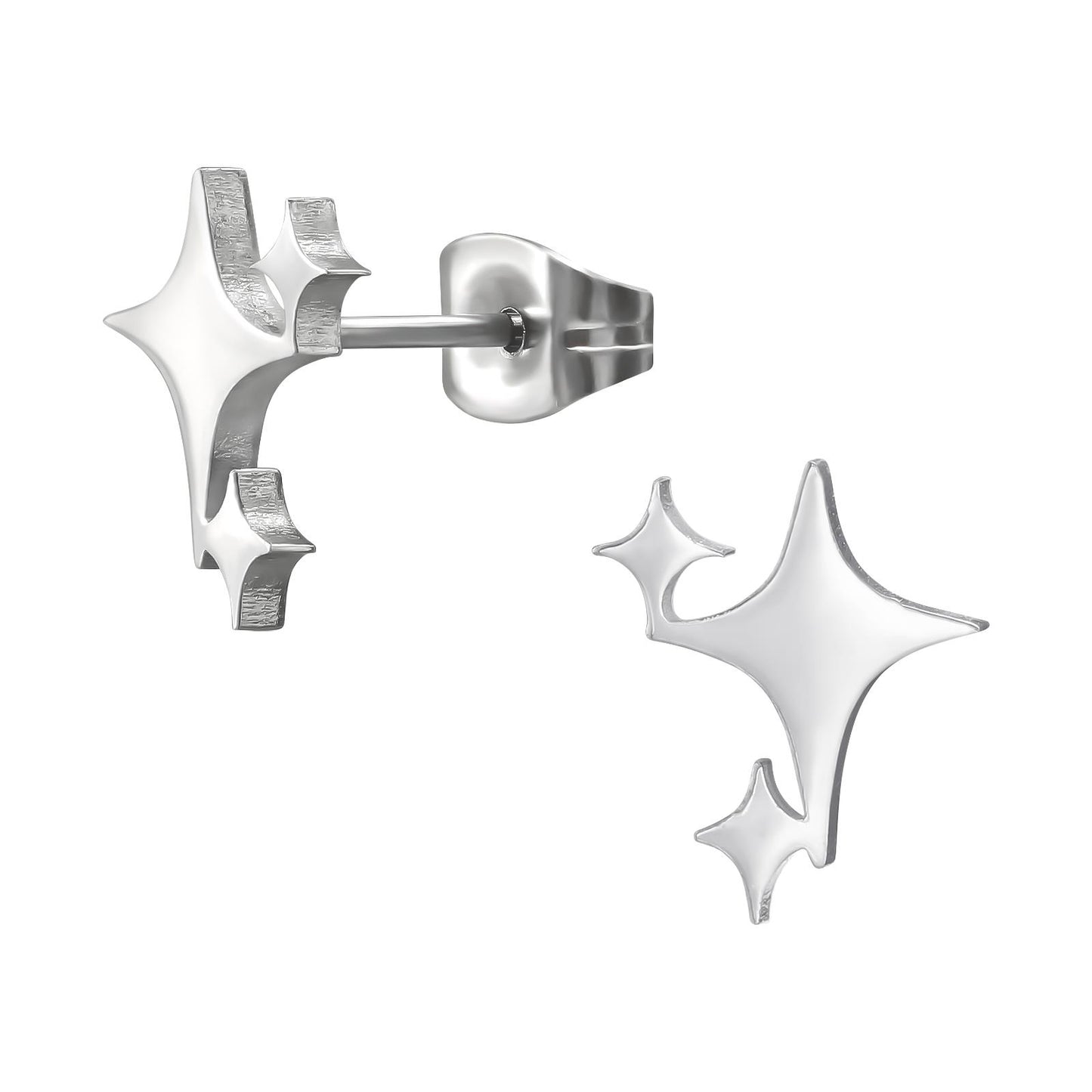 Mädchen Ohrringe Stern aus Chirurgenstahl
