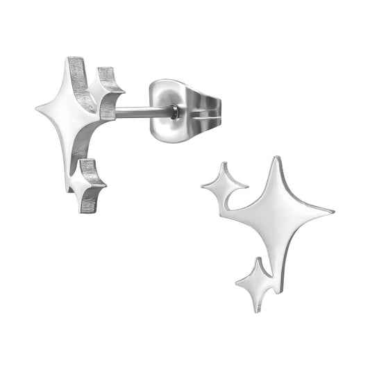 Mädchen Ohrringe Stern aus Chirurgenstahl