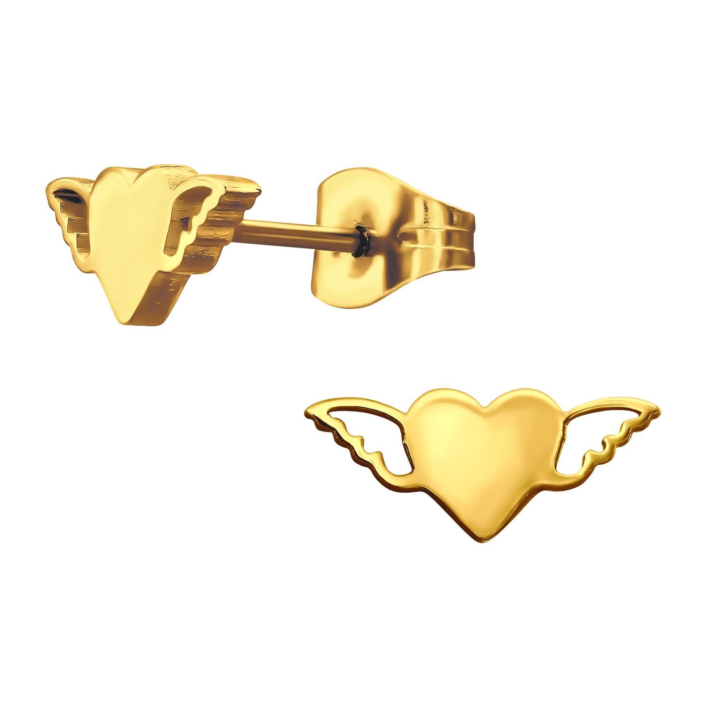 Mädchen Ohrringe Herz aus Chirurgenstahl