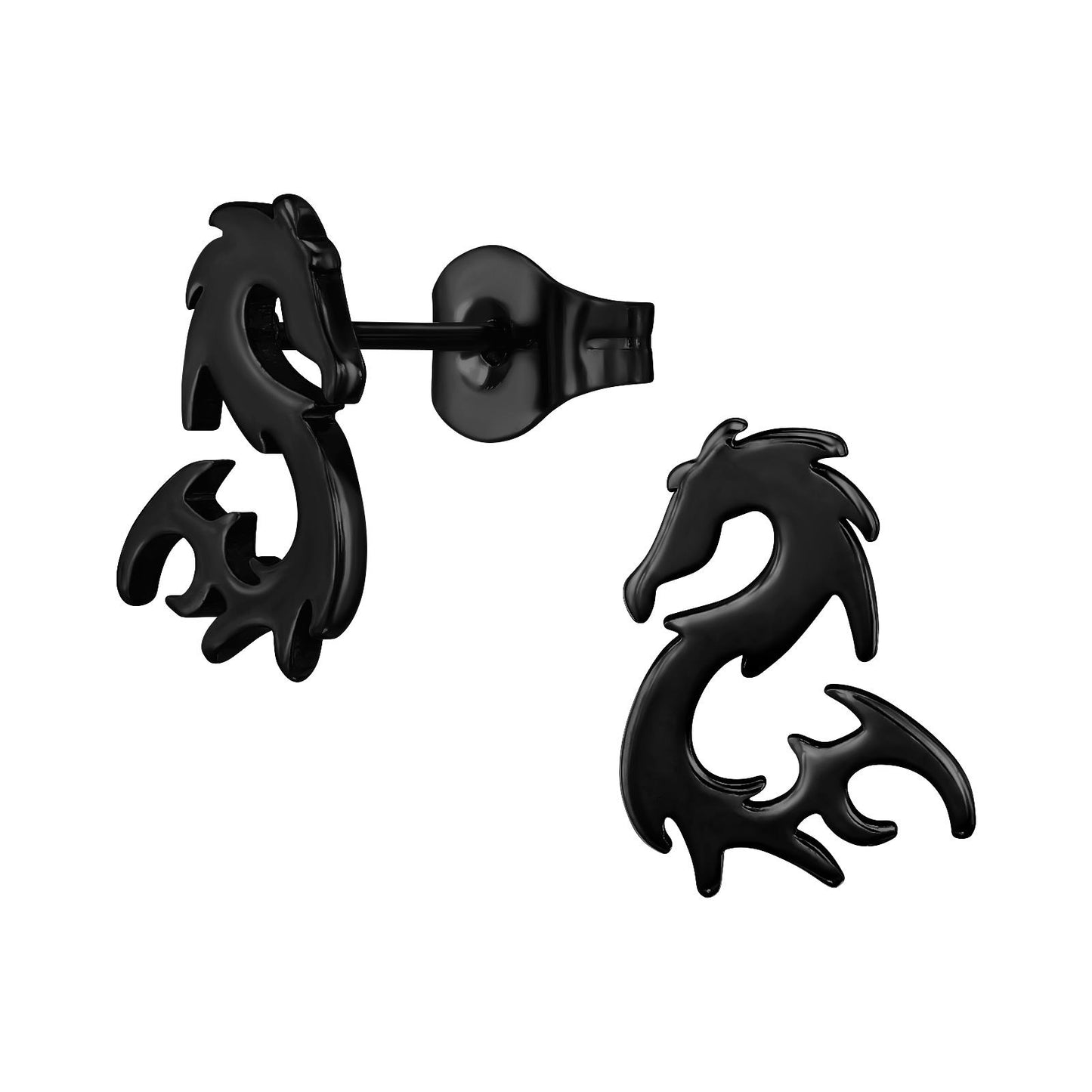 Jungen Ohrringe Drache aus Chirurgenstahl