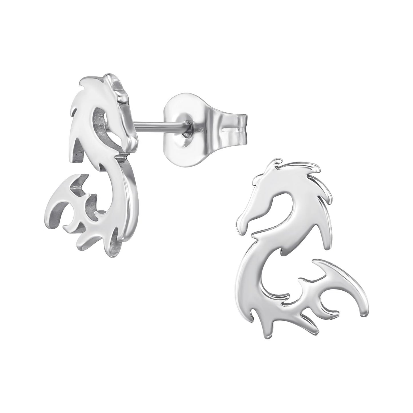 Jungen Ohrringe Drache aus Chirurgenstahl