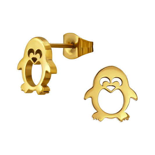 Kinder Ohrringe Pinguin aus Chirurgenstahl