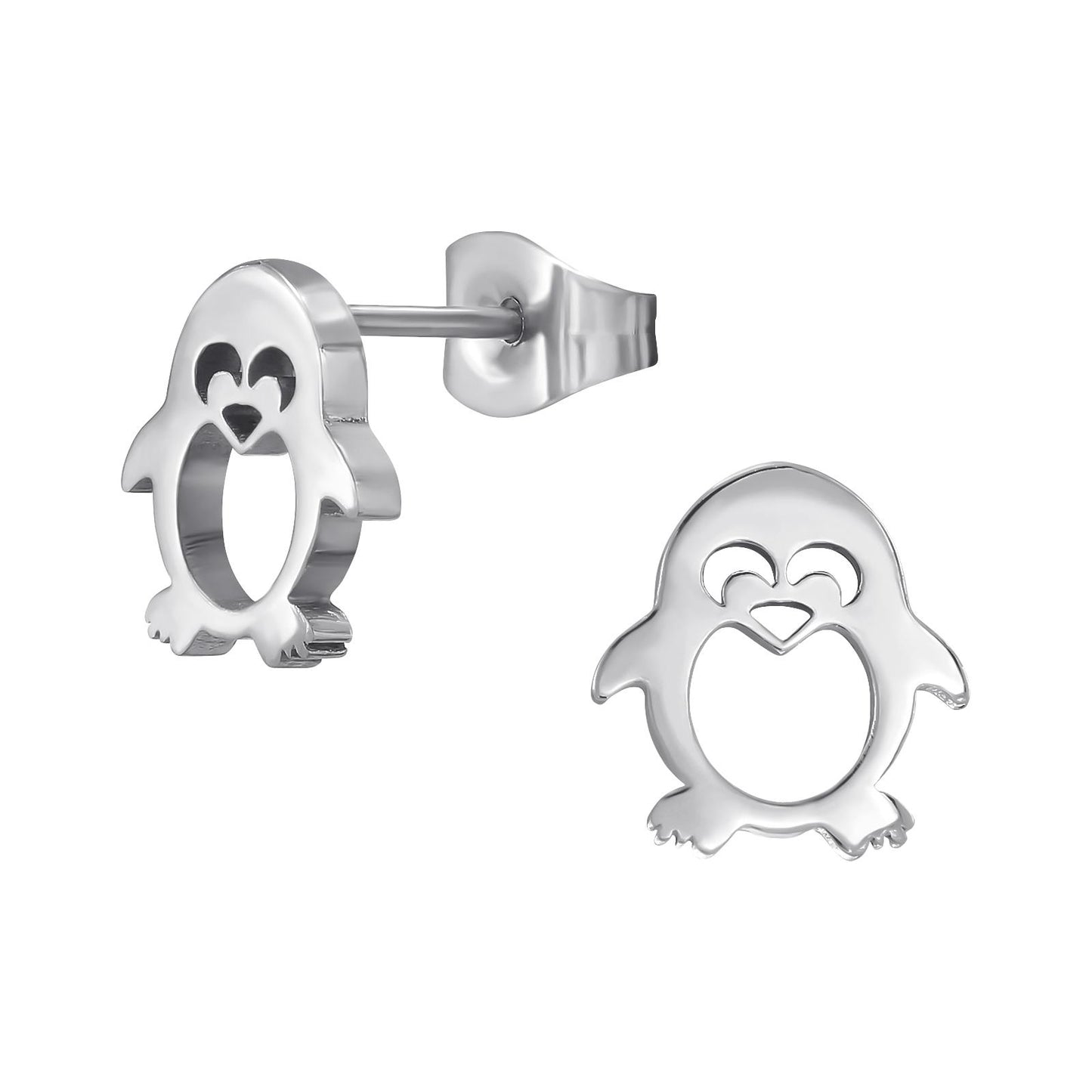 Kinder Ohrringe Pinguin aus Chirurgenstahl