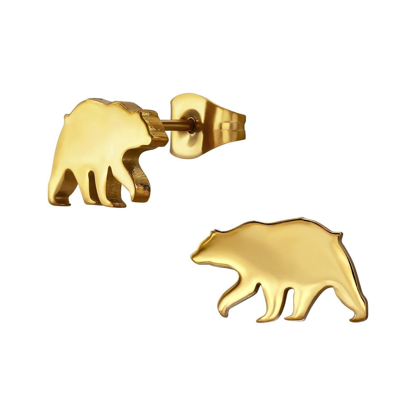 Kinder Ohrringe Eisbär aus Chirurgenstahl