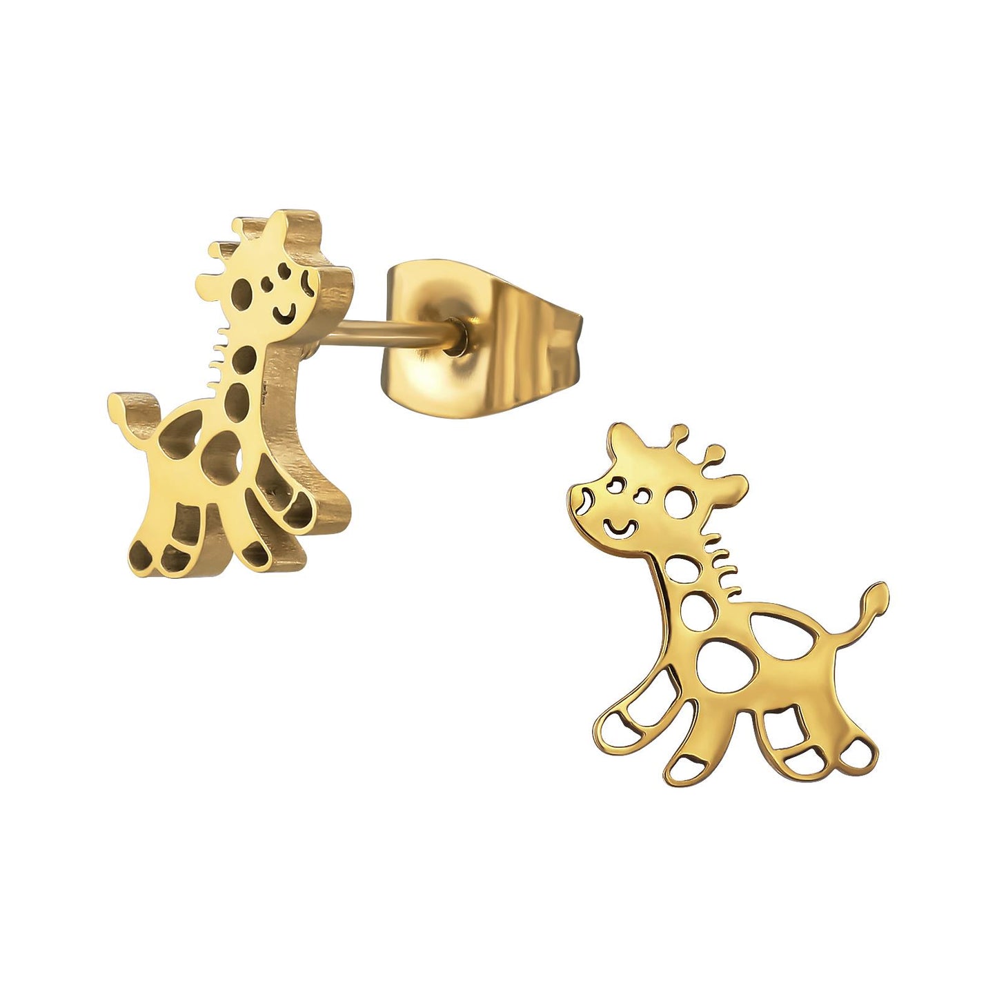 Kinder Ohrringe Giraffe aus Chirurgenstahl