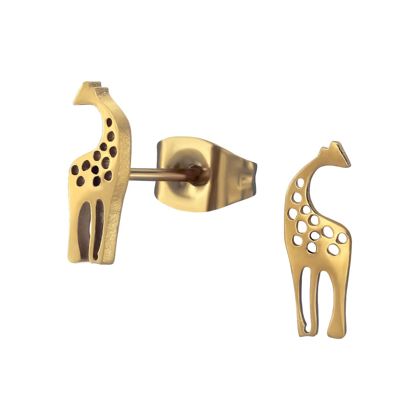 Children's Giraffe Earrings made of surgical steel