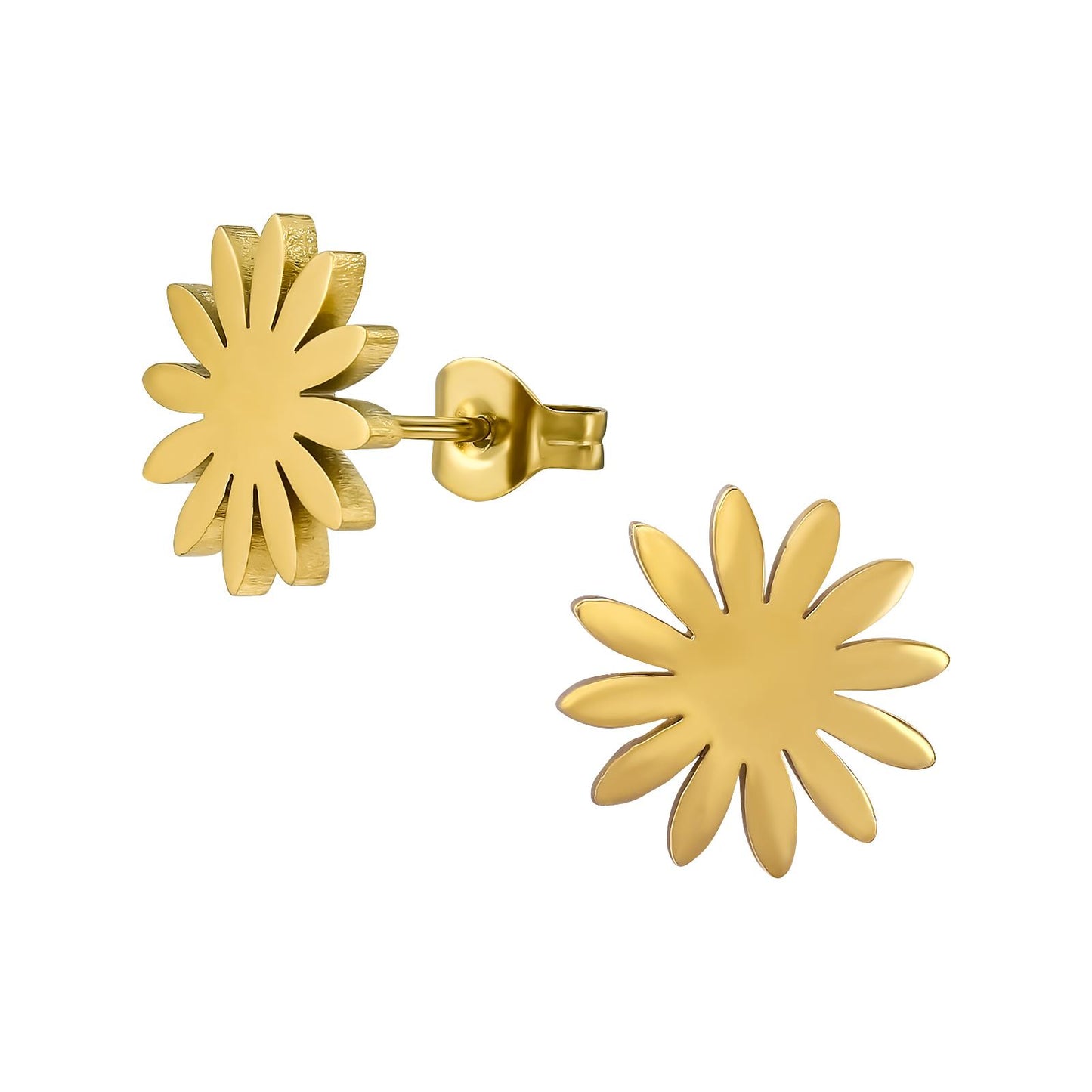 Mädchen Ohrringe Blume aus Chirurgenstahl