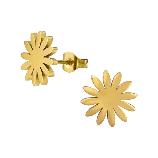 Mädchen Ohrringe Blume aus Chirurgenstahl