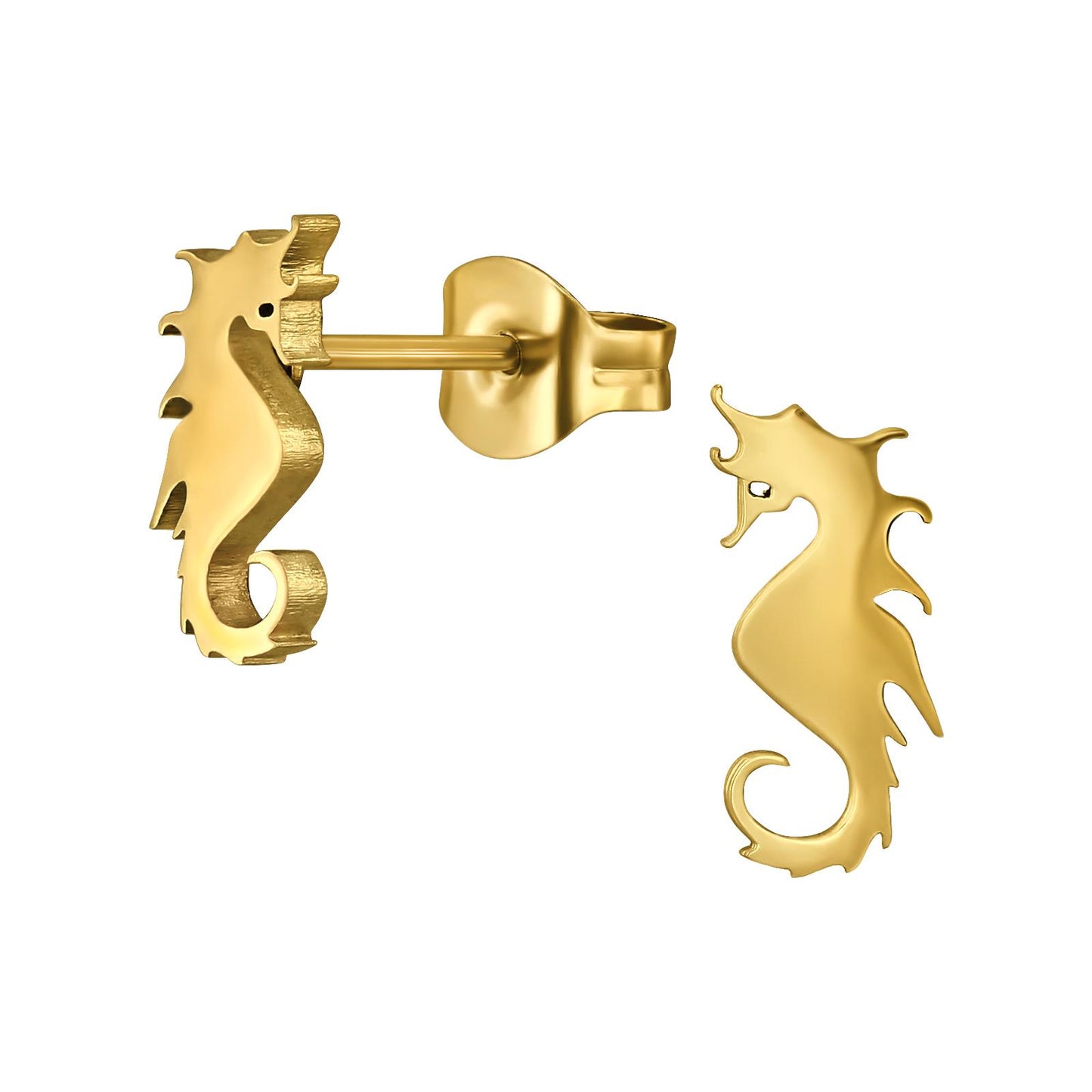 Girls' Seahorse Earrings made of surgical steel