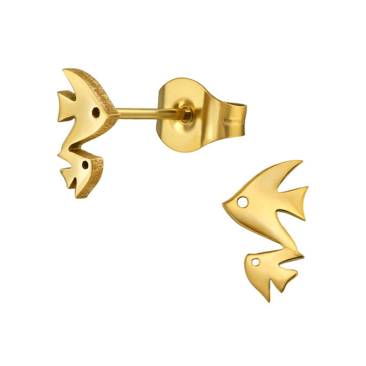 Kinder Ohrringe Fisch aus Chirurgenstahl
