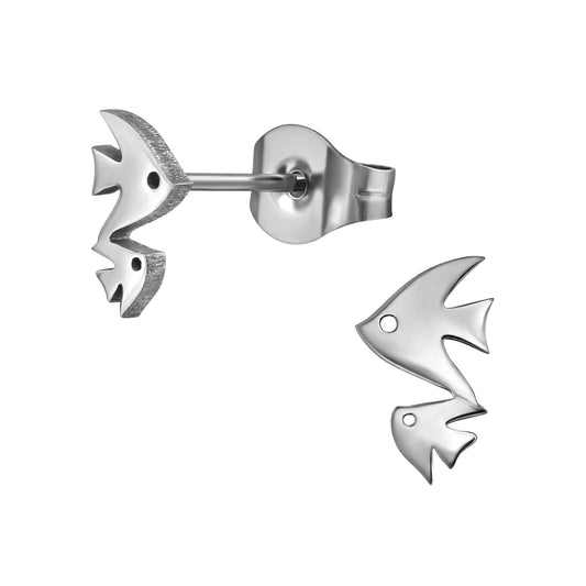 Kinder Ohrringe Fisch aus Chirurgenstahl