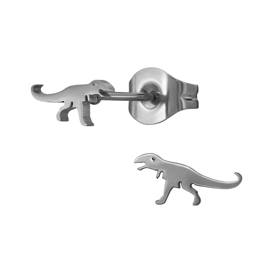 Kinder Ohrringe Tyrannosaurus aus Chirurgenstahl