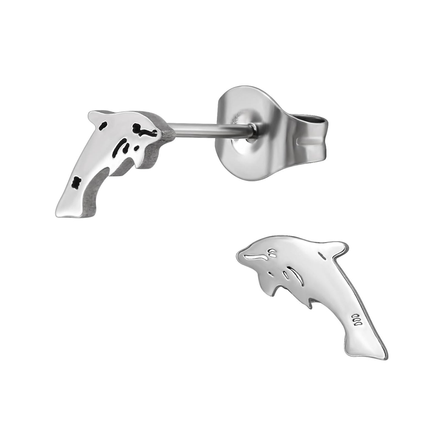 Children's Dolphin Earrings made of surgical steel