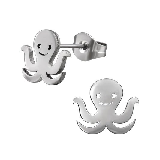 Kinder Ohrringe Oktopus aus Chirurgenstahl