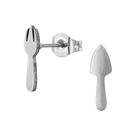 Kinder Ohrringe Gabel & Messer aus Chirurgenstahl