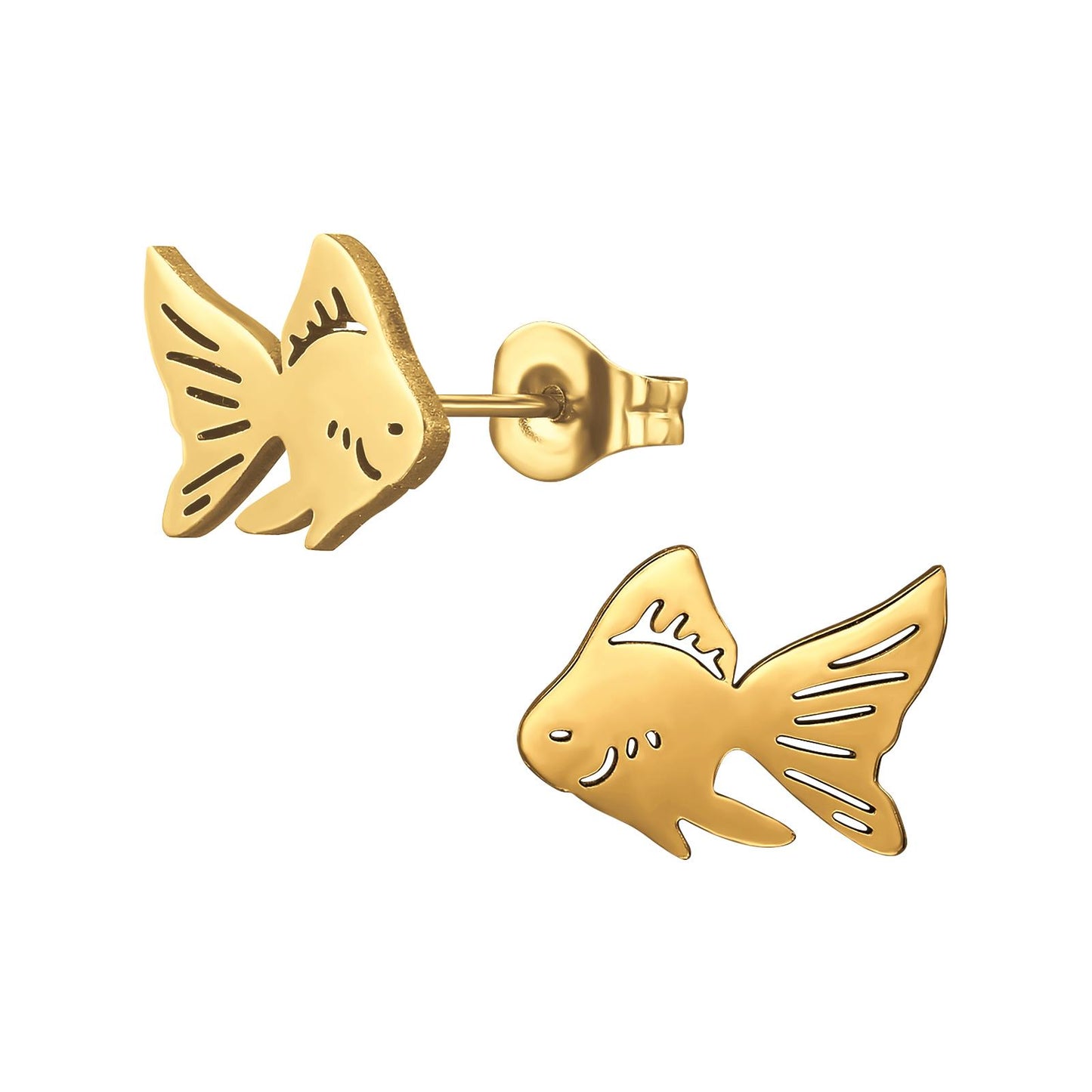 Kinder Ohrringe Fisch aus Chirurgenstahl