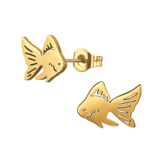 Kinder Ohrringe Fisch aus Chirurgenstahl