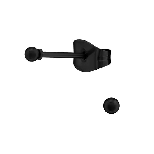 Children's ball earrings made of surgical steel
