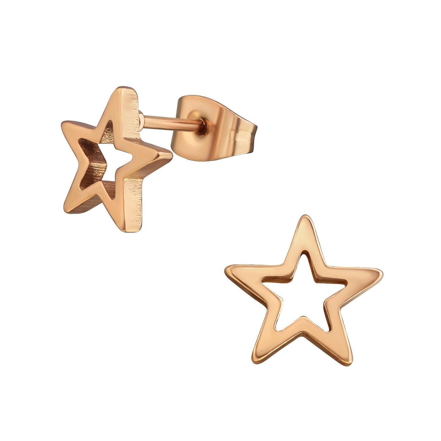 Mädchen Ohrringe Stern aus Chirurgenstahl