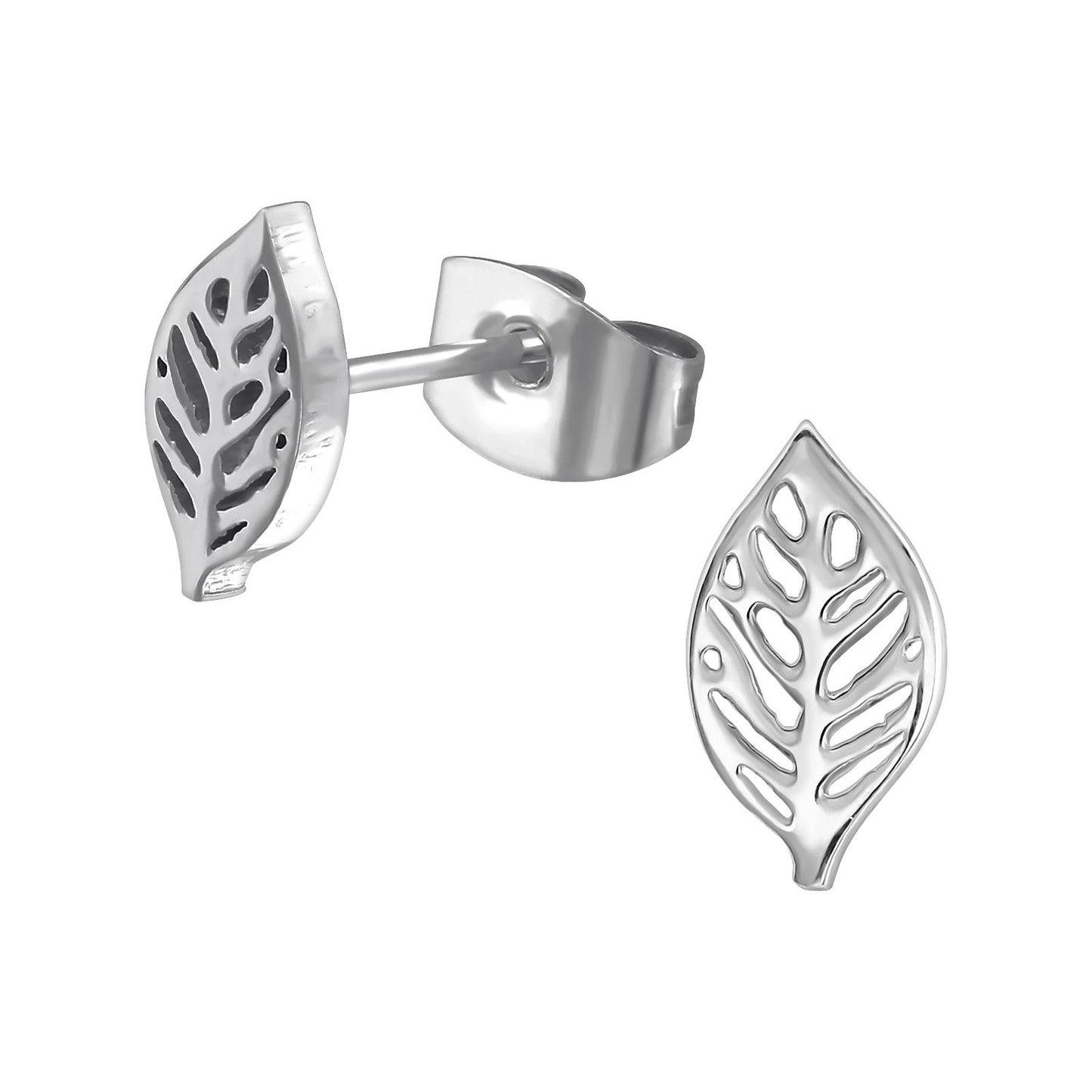 Children's Leaf Earrings made of surgical steel